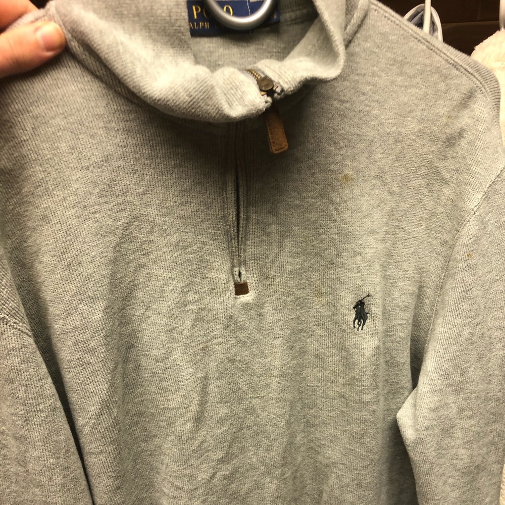 Grey Polo sweater